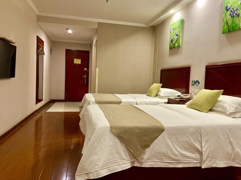 GreenTree Inn ShanDong Linxi Pingyi Mengyang Road Express Hotel Bagian luar foto