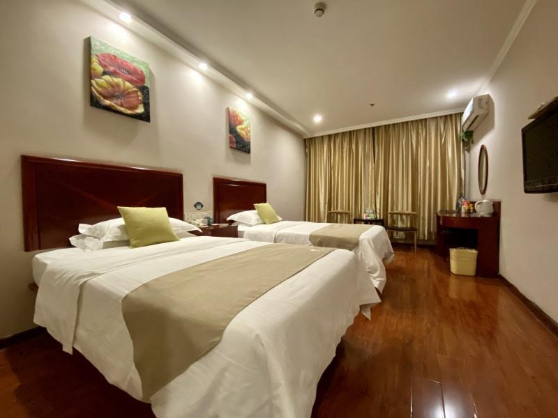 GreenTree Inn ShanDong Linxi Pingyi Mengyang Road Express Hotel Bagian luar foto