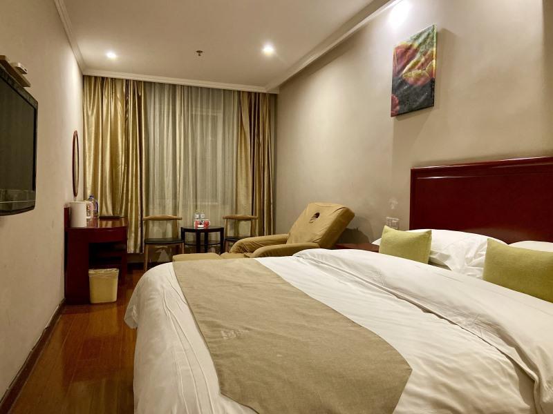 GreenTree Inn ShanDong Linxi Pingyi Mengyang Road Express Hotel Bagian luar foto