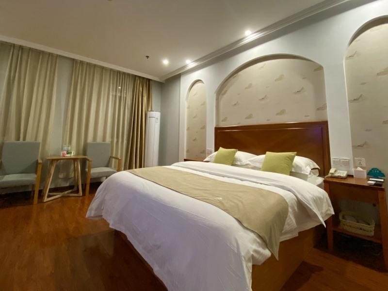 GreenTree Inn ShanDong Linxi Pingyi Mengyang Road Express Hotel Bagian luar foto