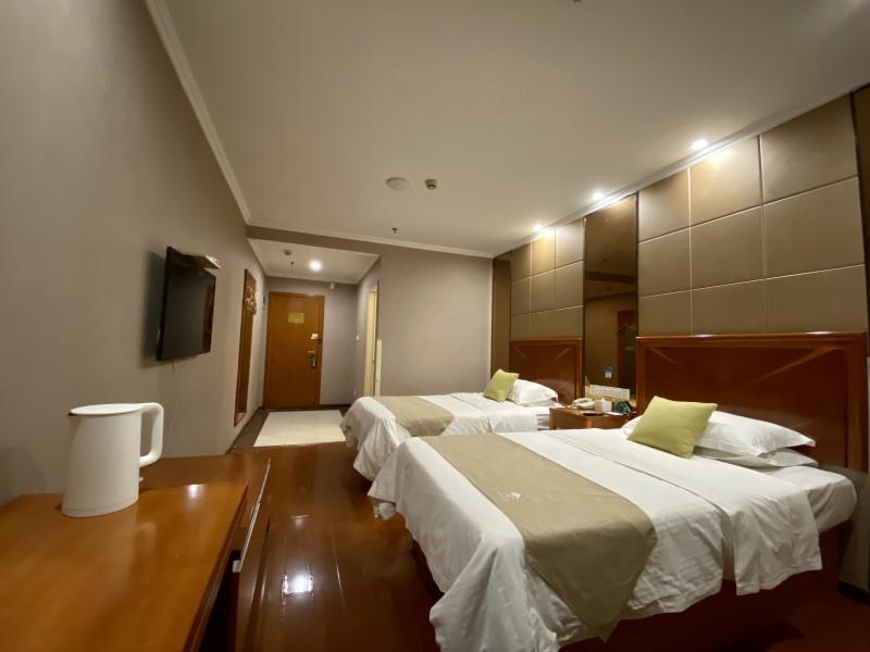 GreenTree Inn ShanDong Linxi Pingyi Mengyang Road Express Hotel Bagian luar foto