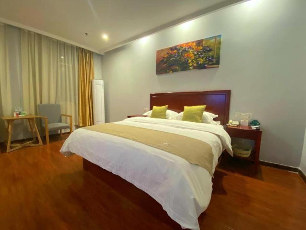 GreenTree Inn ShanDong Linxi Pingyi Mengyang Road Express Hotel Bagian luar foto