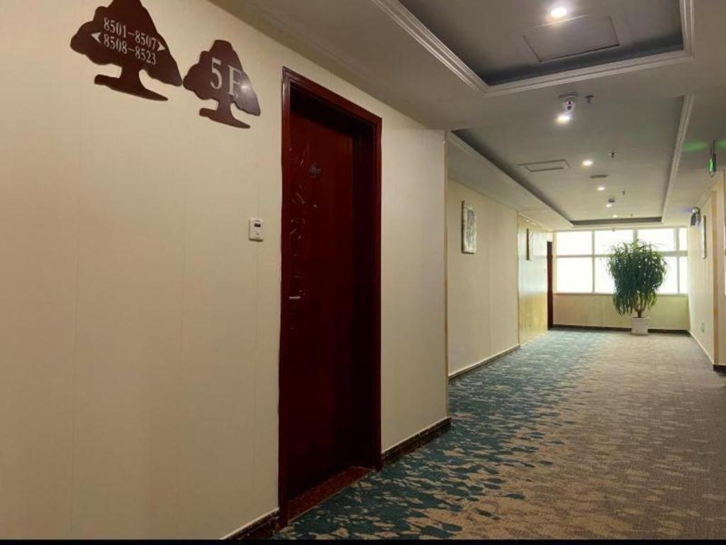 GreenTree Inn ShanDong Linxi Pingyi Mengyang Road Express Hotel Bagian luar foto