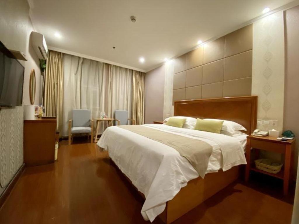 GreenTree Inn ShanDong Linxi Pingyi Mengyang Road Express Hotel Bagian luar foto