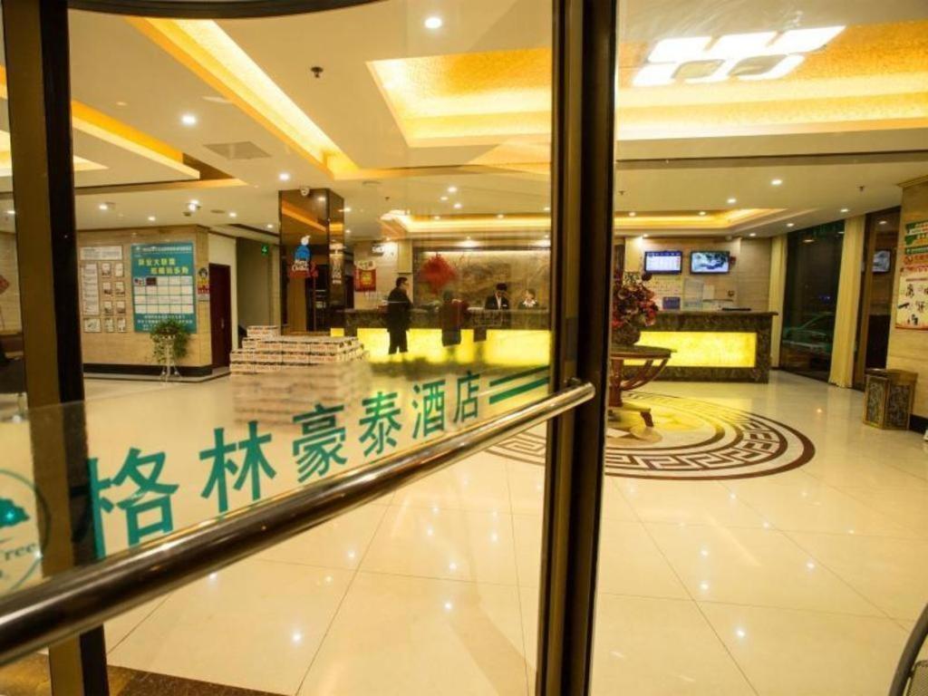 GreenTree Inn ShanDong Linxi Pingyi Mengyang Road Express Hotel Bagian luar foto