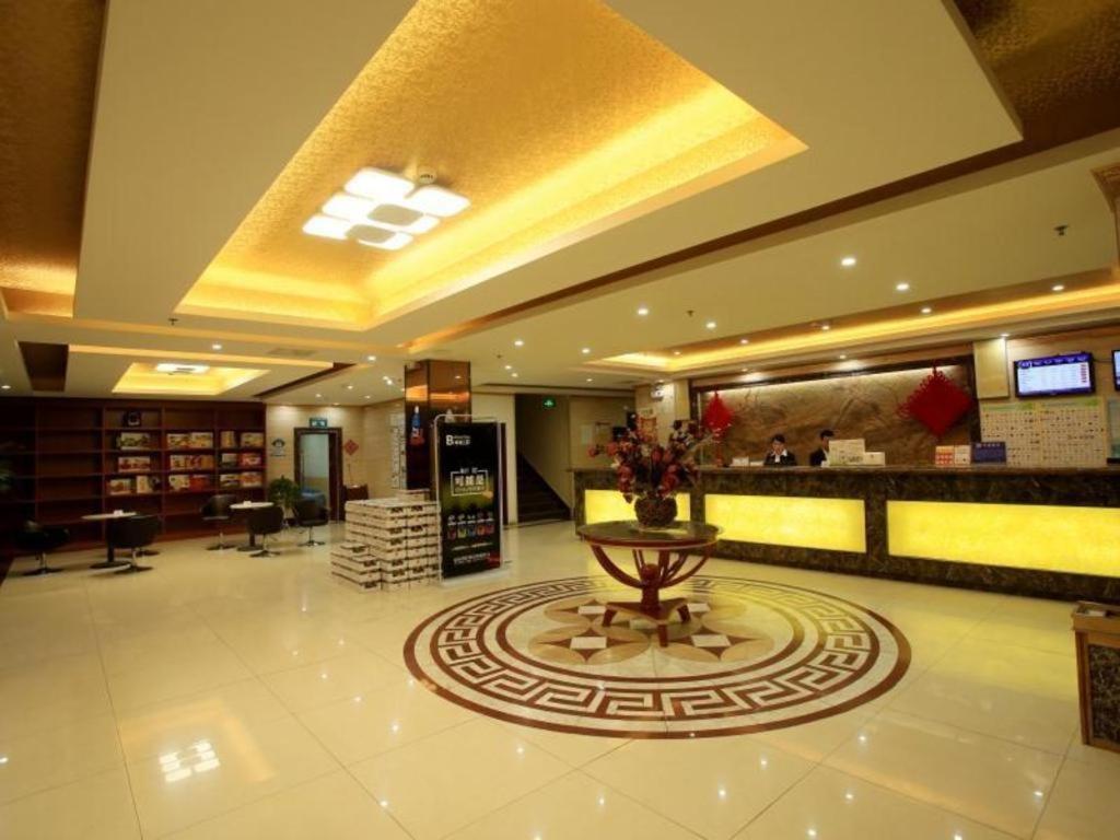 GreenTree Inn ShanDong Linxi Pingyi Mengyang Road Express Hotel Bagian luar foto