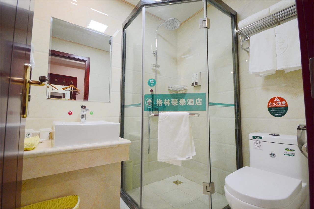 GreenTree Inn ShanDong Linxi Pingyi Mengyang Road Express Hotel Bagian luar foto