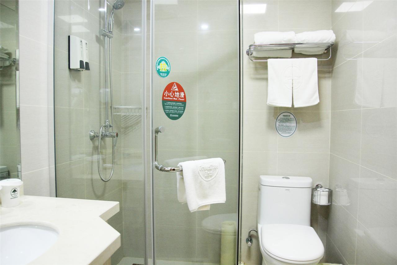 GreenTree Inn ShanDong Linxi Pingyi Mengyang Road Express Hotel Bagian luar foto