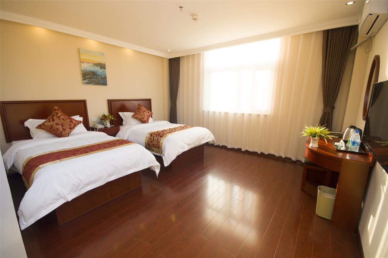 GreenTree Inn ShanDong Linxi Pingyi Mengyang Road Express Hotel Bagian luar foto