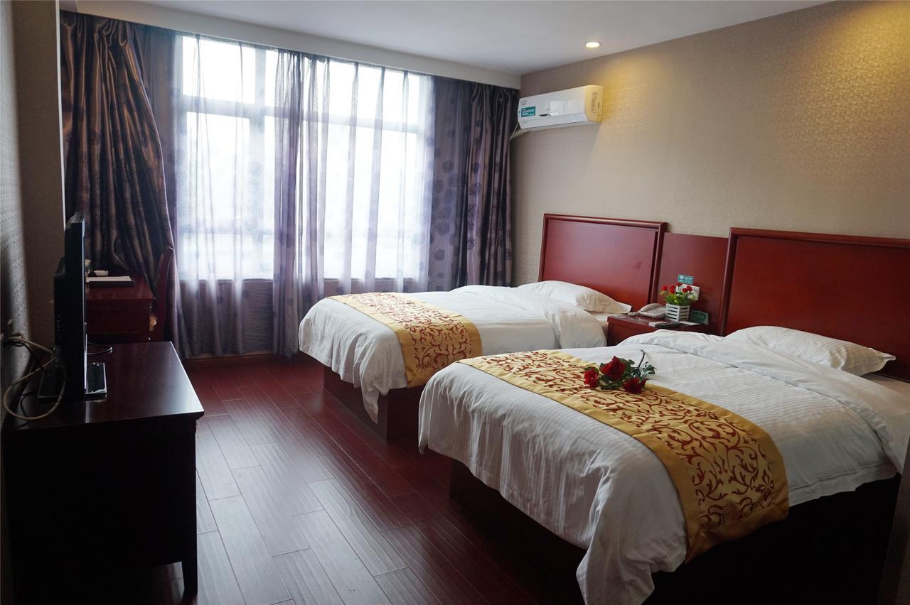 GreenTree Inn ShanDong Linxi Pingyi Mengyang Road Express Hotel Bagian luar foto