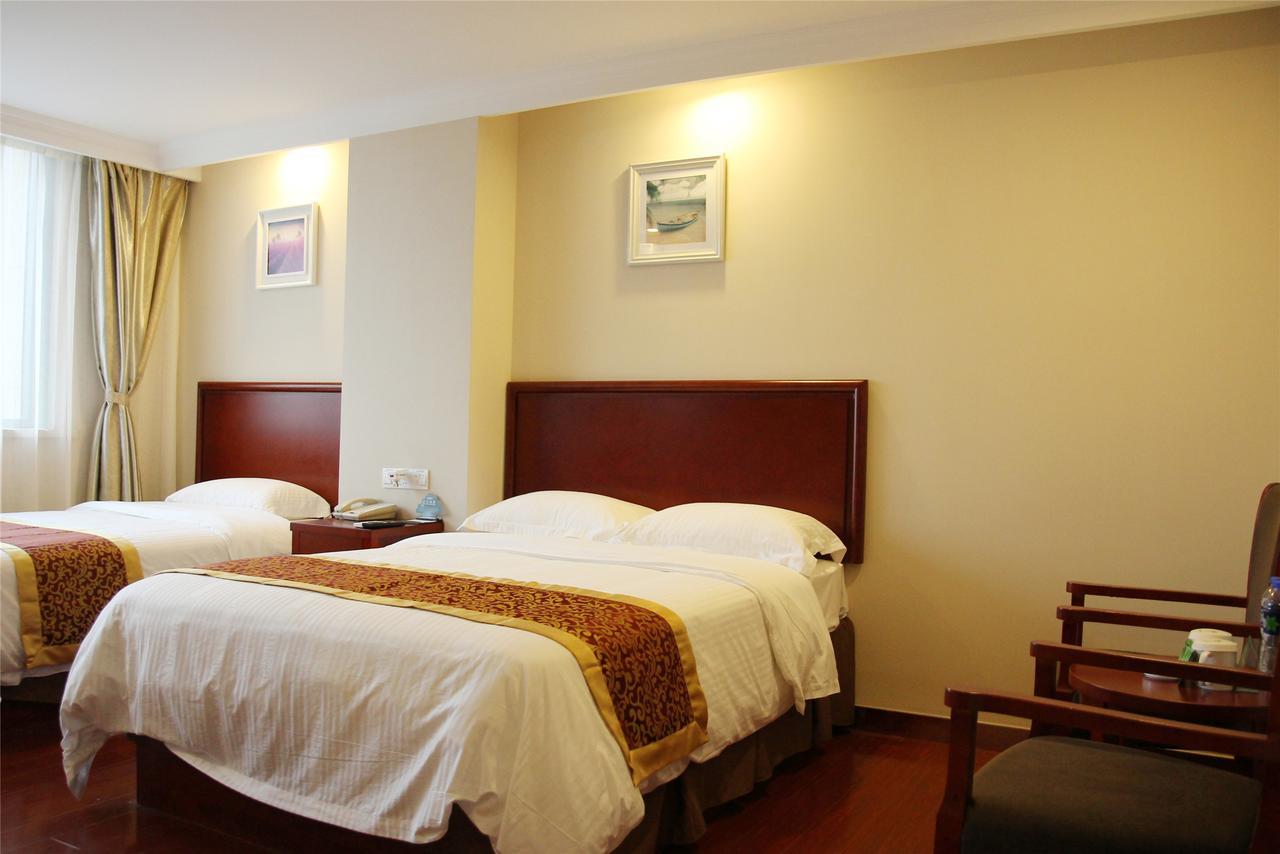 GreenTree Inn ShanDong Linxi Pingyi Mengyang Road Express Hotel Bagian luar foto