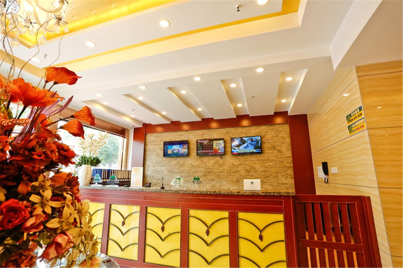 GreenTree Inn ShanDong Linxi Pingyi Mengyang Road Express Hotel Bagian luar foto